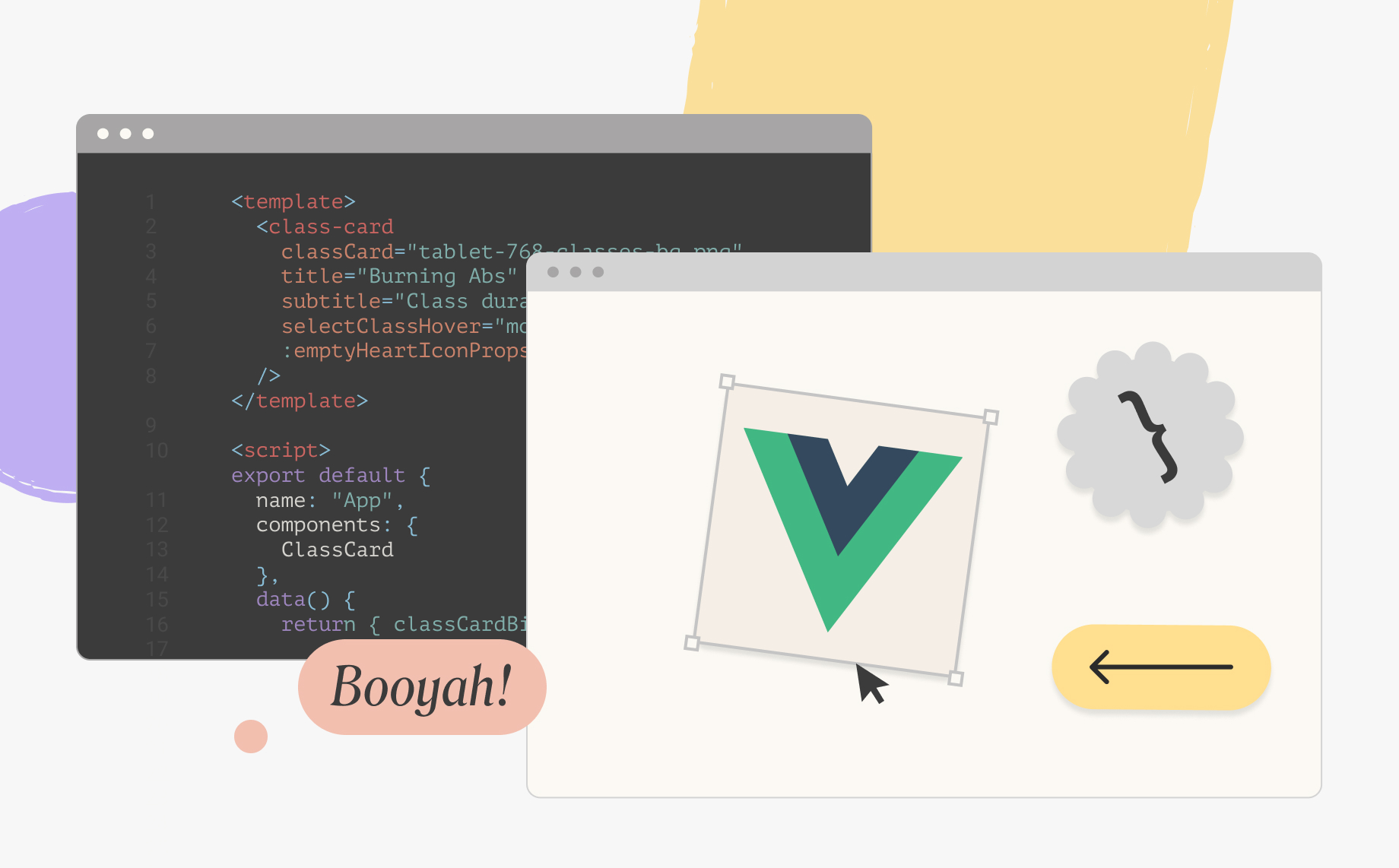 translate designs to vue.js