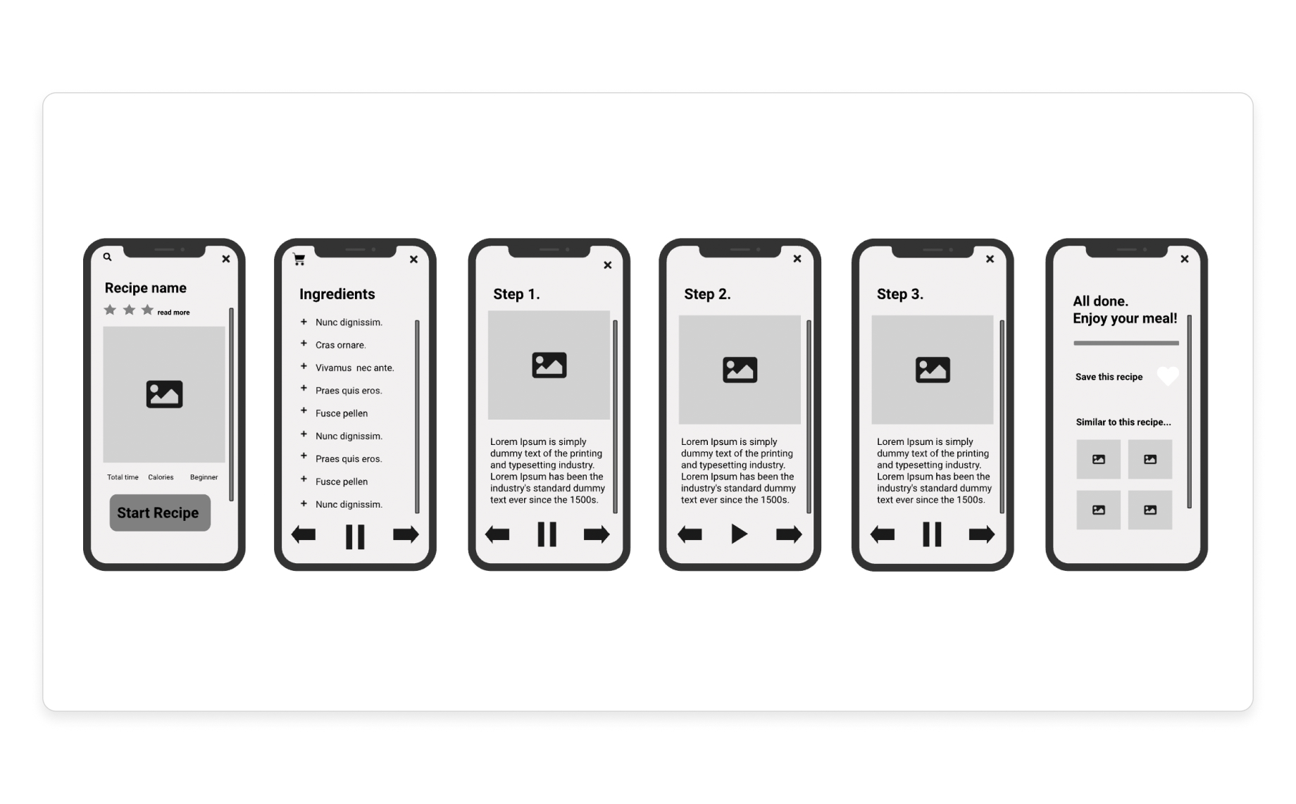 Low Fidelity Prototype Example