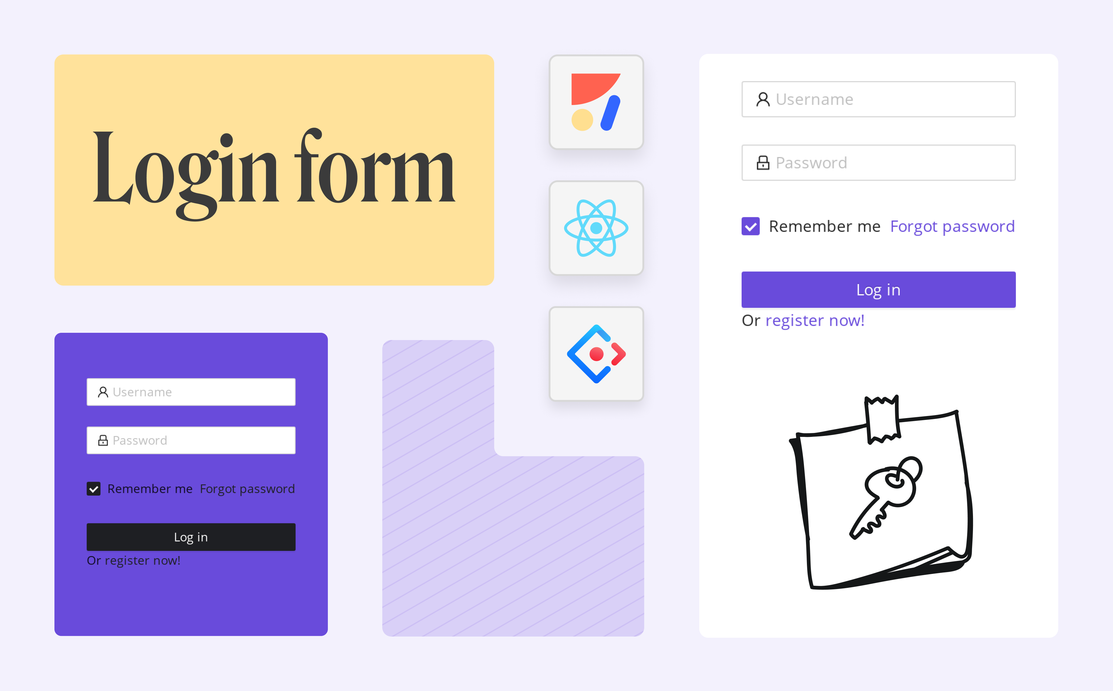 Login form in Figma